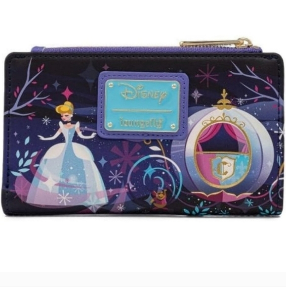 Loungefly Disney Cinderella Castle Series Flap Wallet - Picture 2 of 8